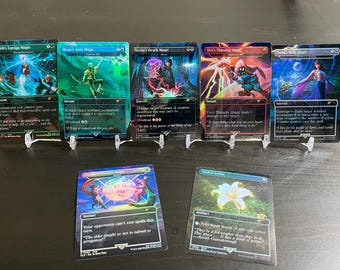 mtg ff sld bonus cards X Weapons- All 6 + 1 Card - Standard Holo/ Glossy Finish MTG✨EVOLVING WILDS Retro Fr 🌈
