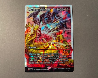 Fracture Foil Holo Proxy Card - Mutinous Massacre - Gloss Finish -