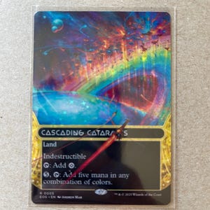 Star Galaxy Holo Proxy Card - Cascading Cataracts - EOS  - Gloss Finish