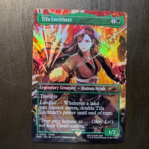FF x MTG Holo Foil Proxy Card - Tifa Lockhart Alt. Art - Holo Foil Proxy Card - Gloss Finish -