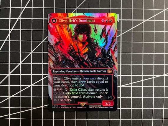 clive card mtg Ultra Pro Magic Double-Sided Playmat - Final Fantasy