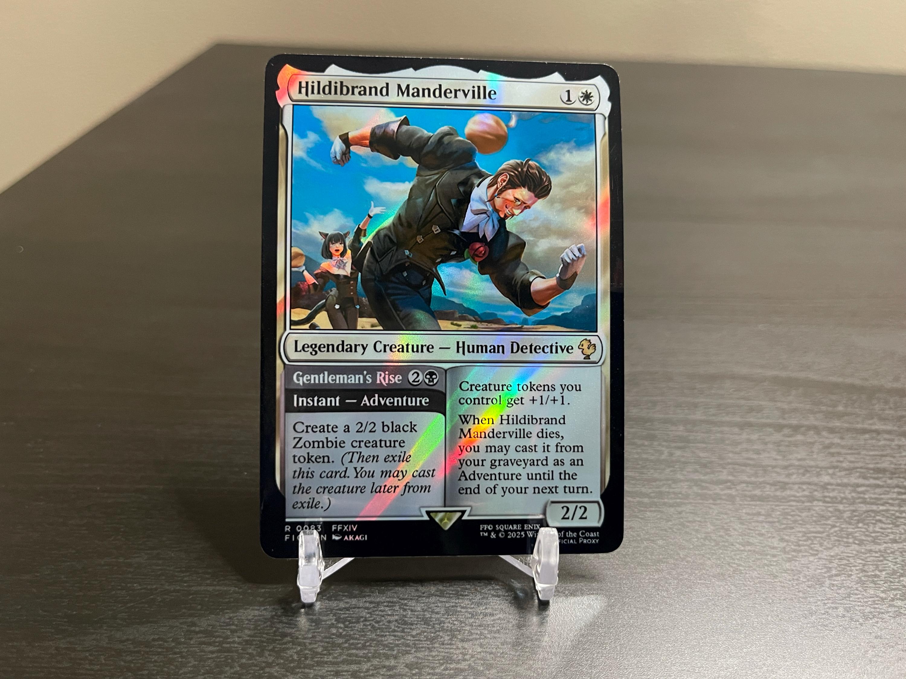 FF X MTG Holo Foil Proxy Card - Hildibrand Manderville - Diagonal Rainbow Holo Foil Proxy Card - Gloss Finish - - Etsy FF X MTG Holo Foil Proxy Card - Hildibrand Manderville - Diagonal Rainbow Holo Foil Proxy Card - Gloss Finish - - Etsy