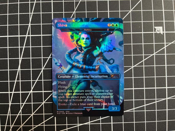 Shiva Subtlety foil MTG 緻密/Subtlety シヴァ Secret Lair 英語 FOIL