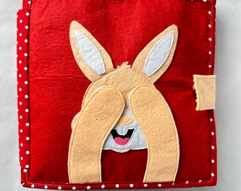 Brinquedo de viagem Montessori livro de atividades livro ocupado | Atividade educacional livro interativo pré-escolar 1 ano de idade presente | Brinquedo Montessori para criança