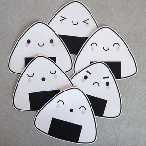 Bolitas de arroz onigiri para imprimir en formato PDF