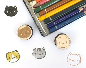 Kawaii Katzen Polymer Stempel