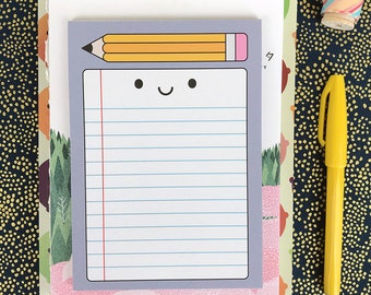Happy Stationery Kawaii Notepad for Lists