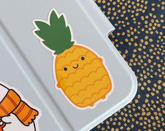 Kawaii Ananas Vinyl Aufkleber