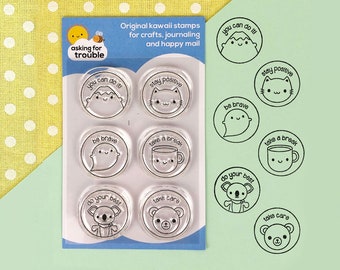 Kawaii Motivation Clear Stempel Set