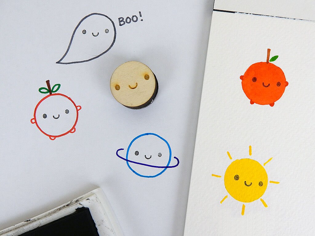 Kawaii Smiley Face Polymer Stamp Etsy New Zealand Kawaii Smiley Face Polymer Stamp Etsy New Zealand