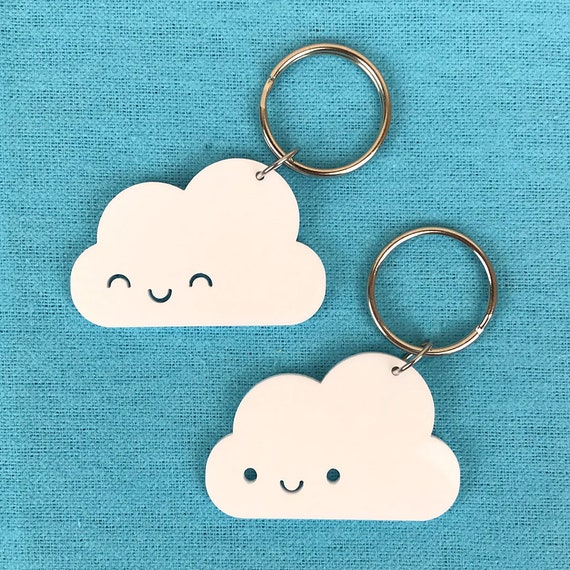 Happy Clouds Kawaii Keyrings