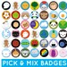 see more listings in the Badges / Buttons section