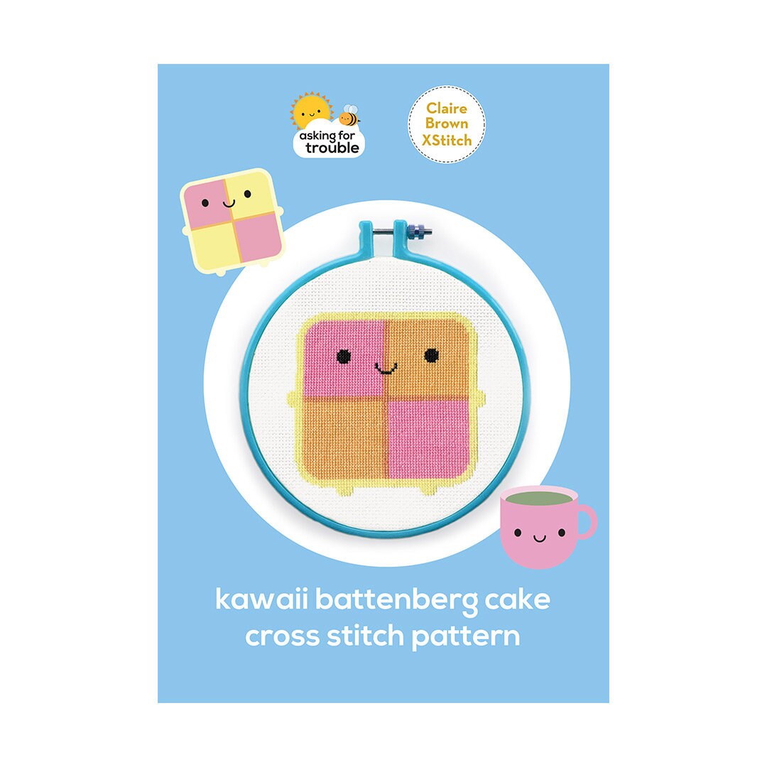Kawaii Tea & Cake Cross Stitch Pattern Bundle - PDF CHARTS - Etsy UK