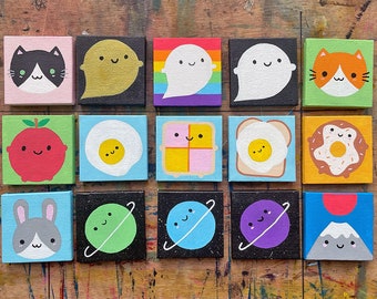 Original Kawaii Mini Paintings