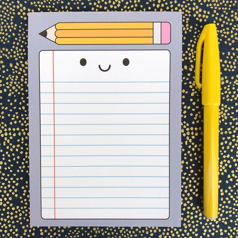 Happy Stationery Kawaii Notepad for Lists image 5