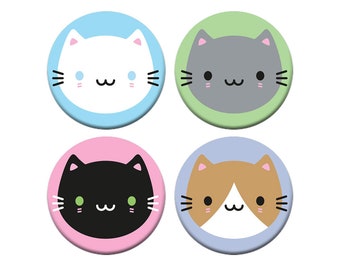 Kawaii Katzen Anstecker