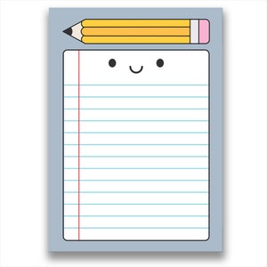 Happy Stationery Kawaii Notepad for Lists image 6