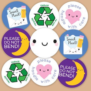 Happy Mail Kawaii Stickers - Mixed Pack