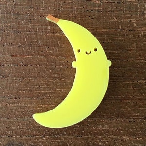 Kawaii Banana Acrylic Brooch