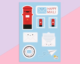 Kawaii Happy Mail Sticker