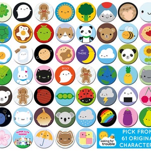 Pick & Mix Kawaii Fridge Magnets choose any 2 or 4 designs image 2