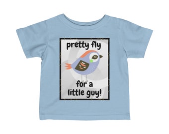 T-shirt en jersey fin pour bébé Pretty Fly for a Little Guy
