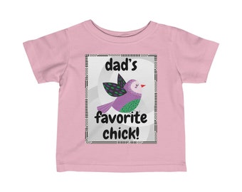 T-shirt en jersey fin Chick pour bébé