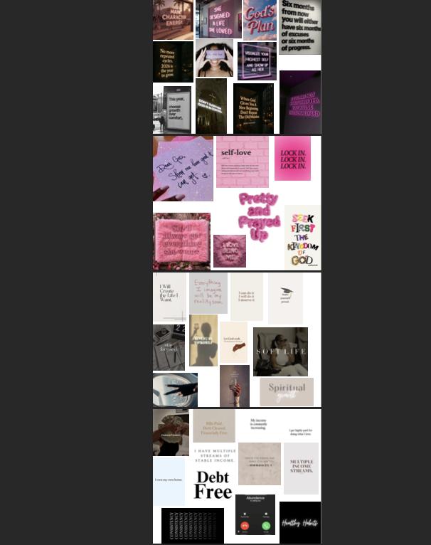 2026 Vision Board Kit With Printables Including Quotes - Etsy