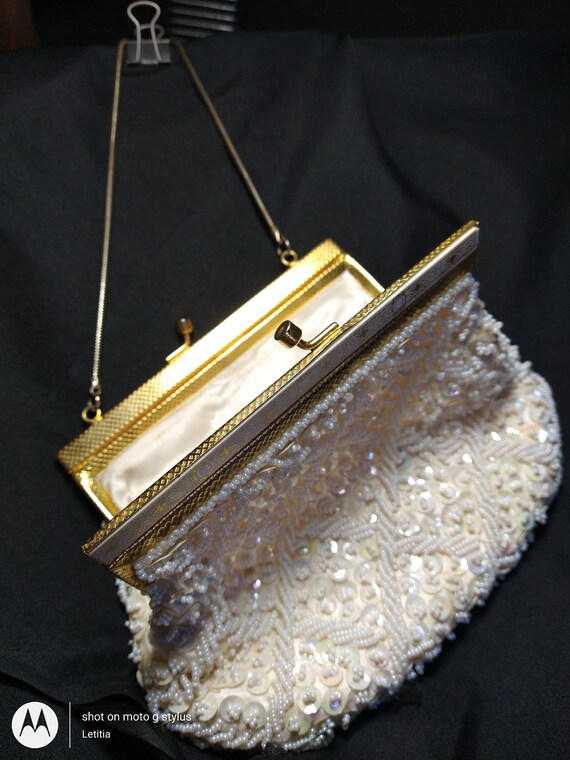 Vintage 1920's Sequin/Beaded Purse - image 3