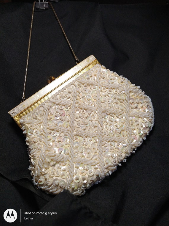 Vintage 1920's Sequin/Beaded Purse - image 2