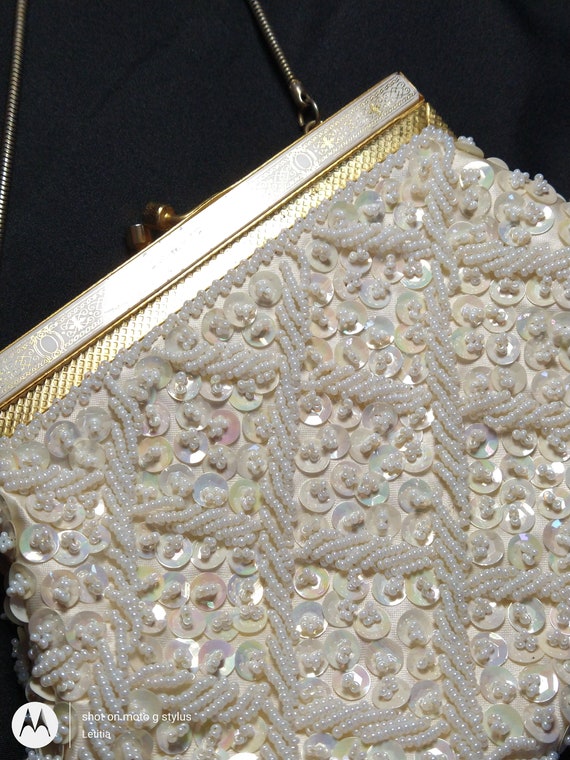 Vintage 1920's Sequin/Beaded Purse - image 1