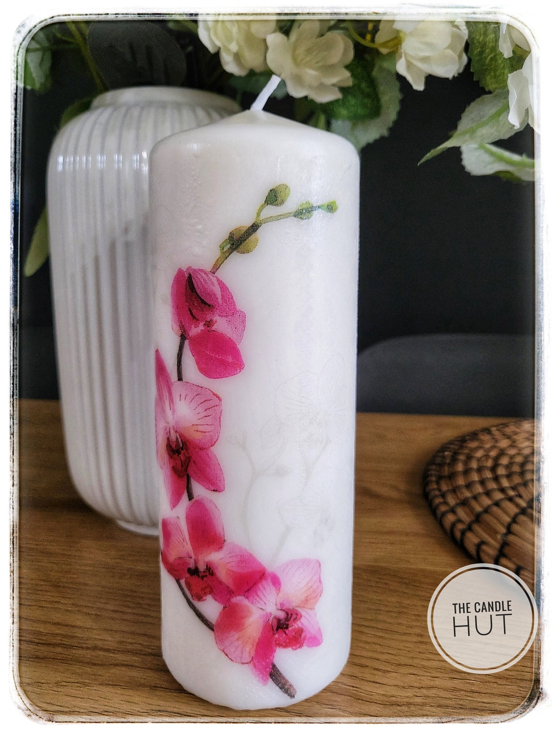 OH SH*T PILLAR CANDLE | GREEN & PINK