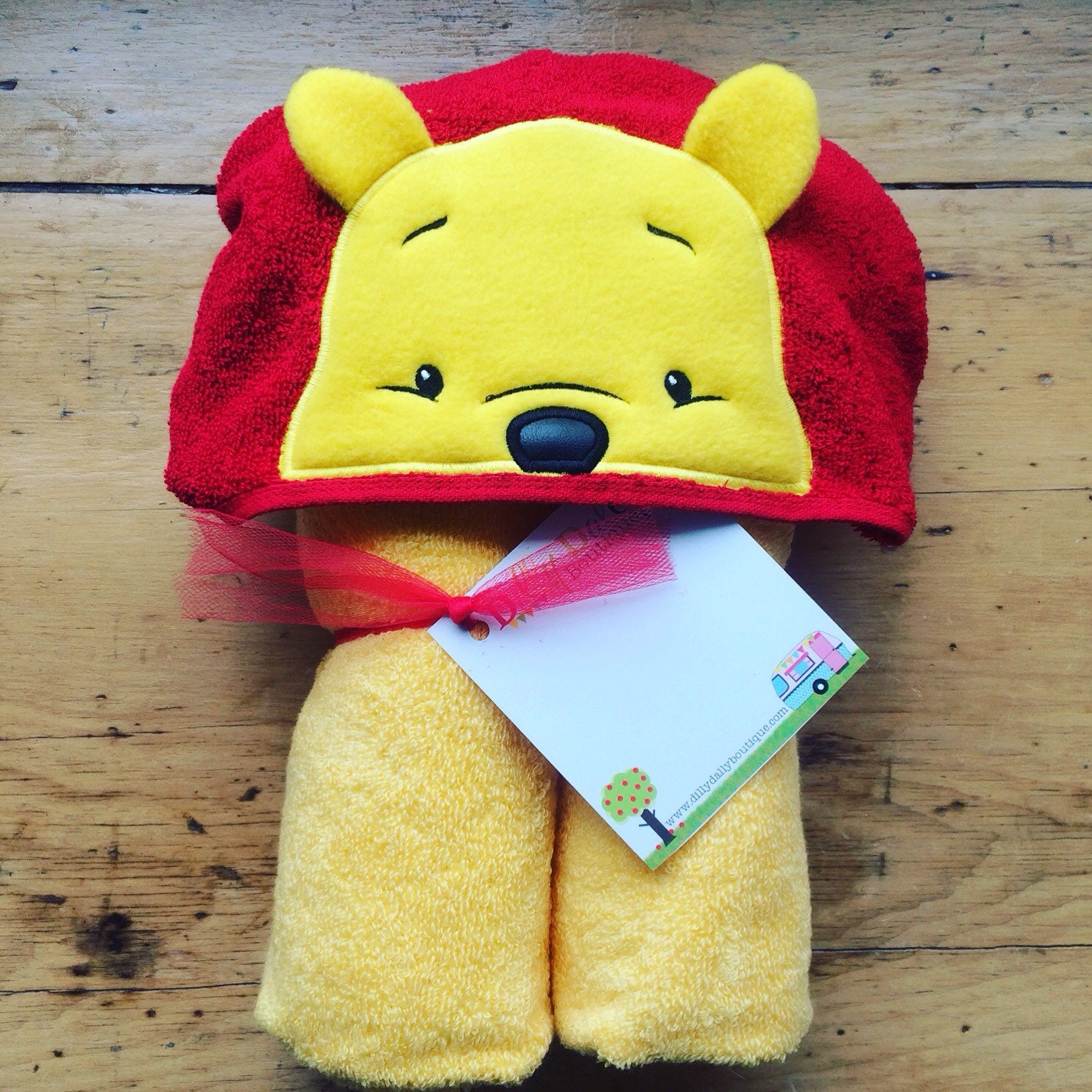 Winnie the Pooh 3D Hooded Bath Towel - Kids Kute Kreations, Inc.