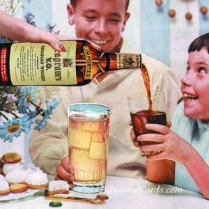 Quality Time Met de Kids- enkele sticker - waterdicht en UV-bestendig- perfect voor mailing met een cadeaubon voor drank. Drinken en zoomen!