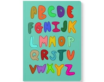 Appliqué Alphabet Softcover Journal