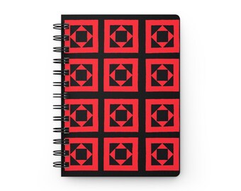 Square In Square Spiral Bound Journal