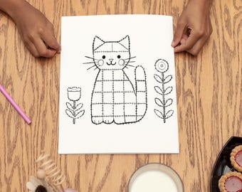 Coloriage chat