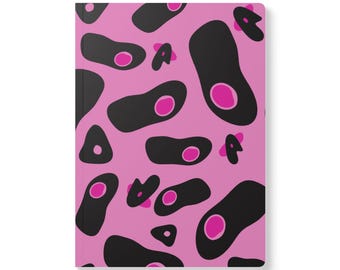 Modern Pink Leopard Softcover Journal
