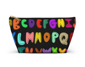 Appliqué Alphabet Accessory Pouch