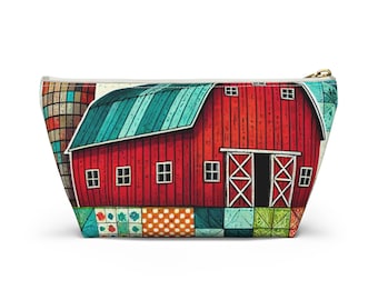 Old Red Barn Accessory Pouch w T-bottom