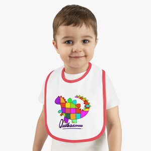 Quiltasaurus Baby Bib