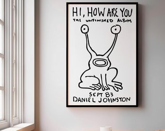 Original Daniel Johnston Signed Art. 1980s the Boxer - Etsy