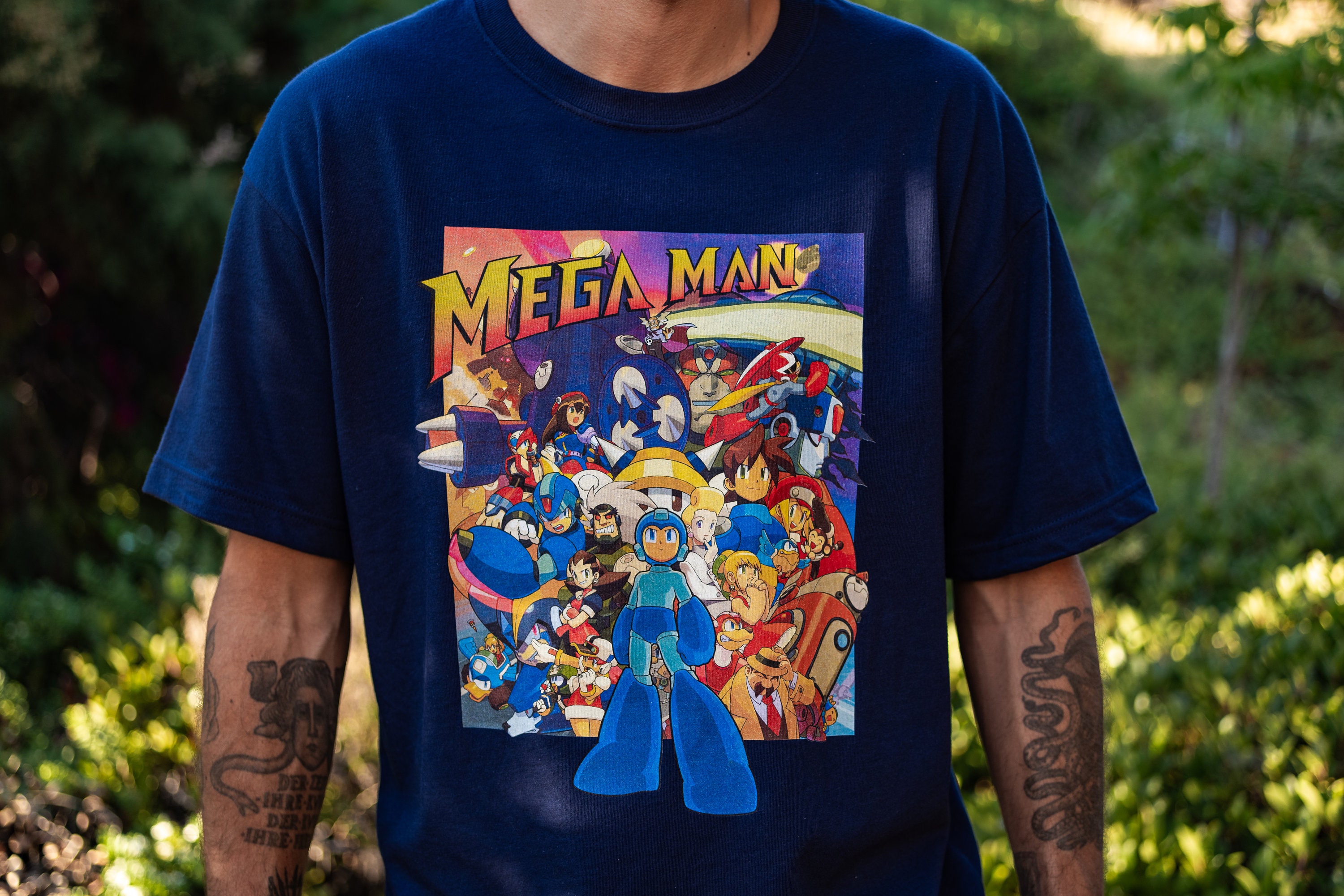 Classic Mega Man Unisex Tee | Vintage Gamer Fashion | Retro Capcom