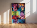 Dandadan Collage Style Poster - Neon Wall Art, Anime Decor, Home Aesthetic Print, Fan Art, Unique Gift for Otaku & Collectors