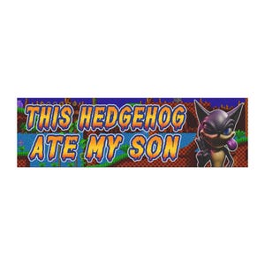 Sonic 2017 EXE Igel-Automagnet - Lustig-Auto-Dekor, Auto-Zubehör, originelle Geschenke, Autoschild, Fahrzeugmagnet