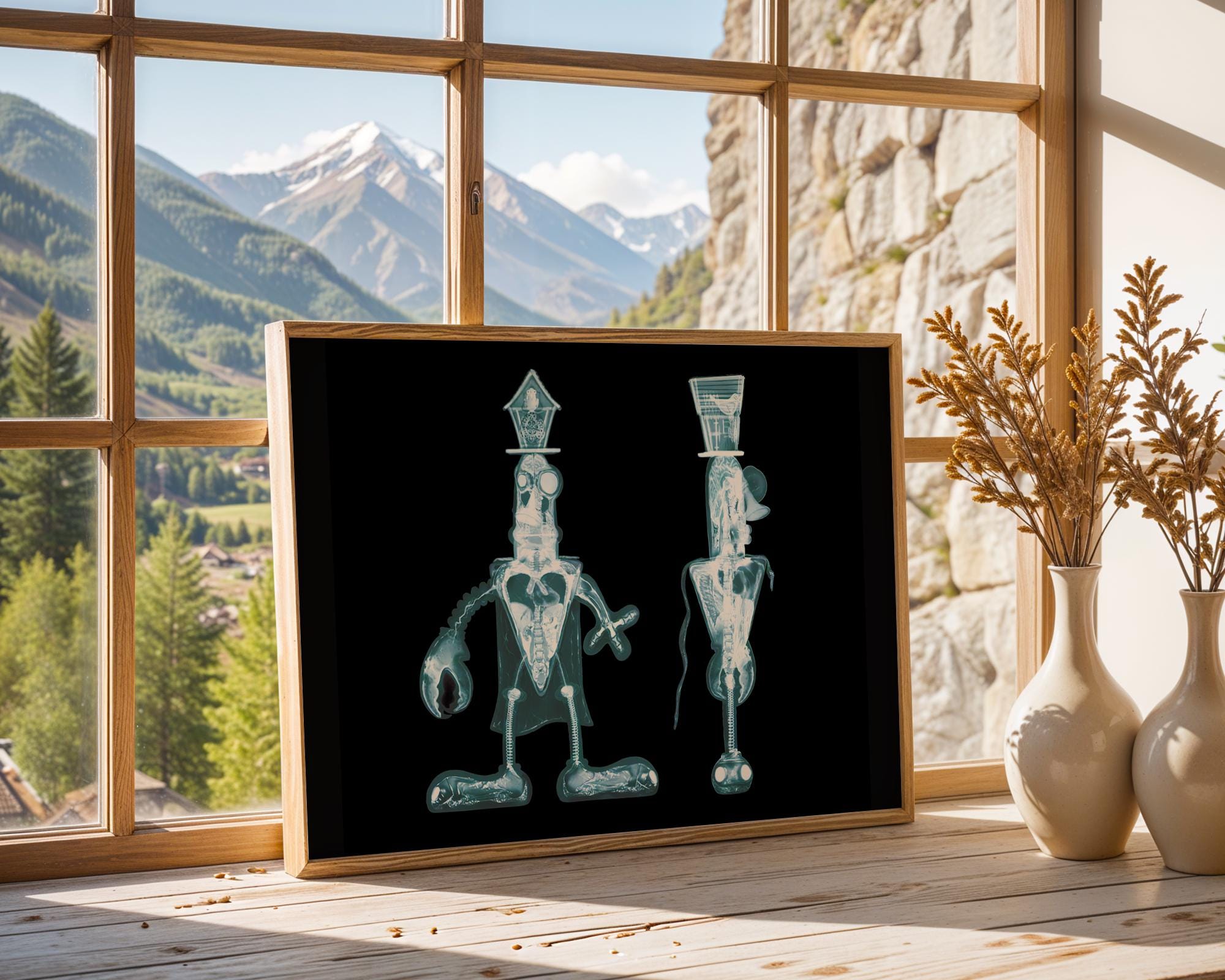 Silly Samuel X-ray Poster - Smiling Friends Art Print - Funny