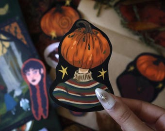 Pumpkin Heads Sticker Pack ~ Glossy Vinyl Stickers