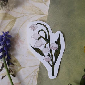 Sticker muguet ~ Sticker brillant