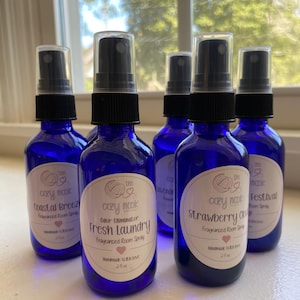 Scented Room and Linen Spray: Aromatherapy Air Freshener, Choose Your Scent