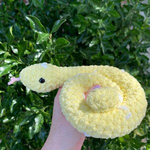 Snake Plushies | Year of the Snake | Crochet Amigurumi | Animal Plushies | Chinese Zodiac | Lunar New Year Snake Plush image 5
